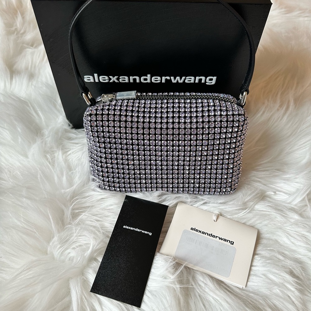 Alexander Wang Silver and Purple Mini Bag